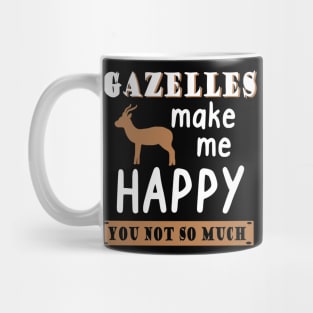 Gazelles happy saying wild animal safari motif Mug